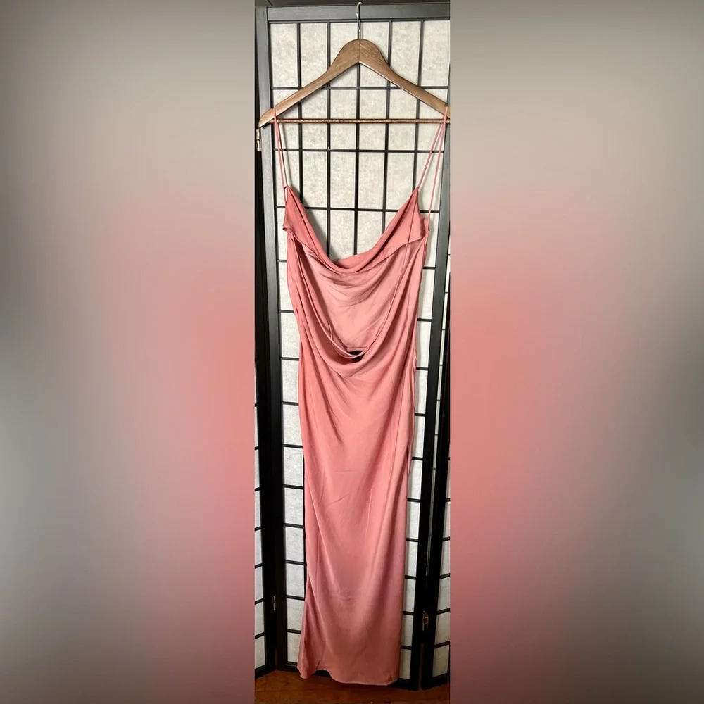 Michael Costello X REVOLVE | Braxton Dress in Rose - Picture 4 of 5
